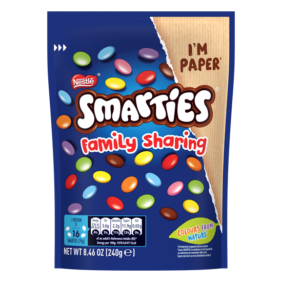 Picture of Smarties Snacking Bag 240G